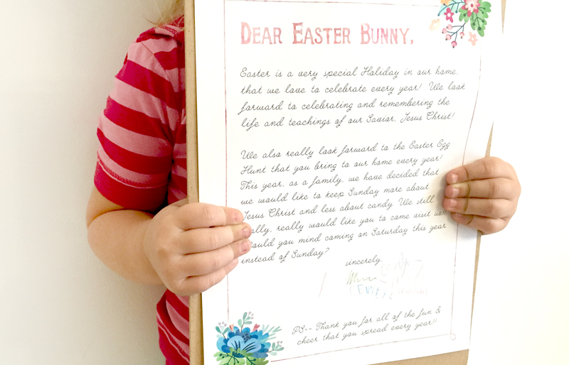 Write A Letter To The Easter Bunny For Free